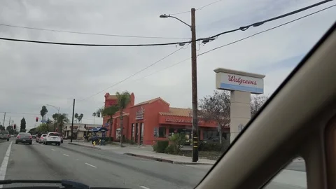 T Mobile the UPS Store Checks Cashed Loans Business Walgreens Stock Footage 236652985