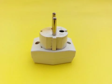 T plug. Home electronics Stock Photos