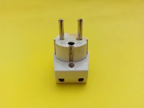 T plug. Home electronics Foto stock