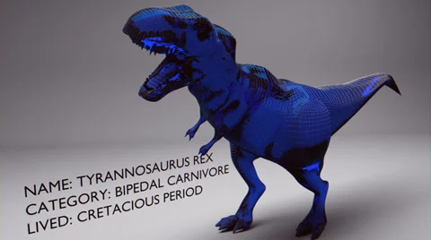 T-Rex and Info (HD) Видео 36701408
