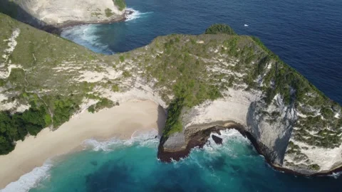 T-Rex cliff move left 스톡 동영상 329872028