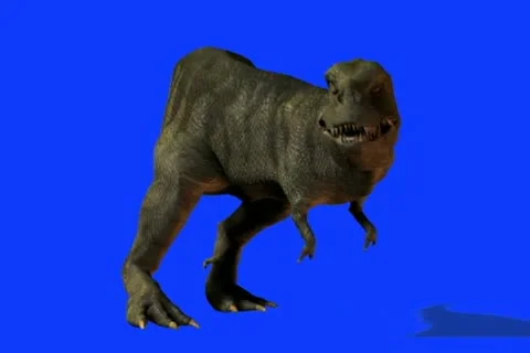 T-Rex in FS watching prey.mp4 Video stock 11518861