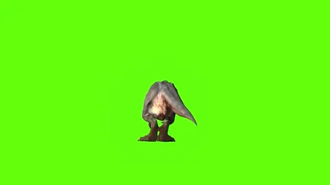 T-rex momma dinosaur death green screen animation 3D rendering Stock Footage 280433738