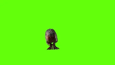 T-rex momma dinosaur death green screen animation 3D rendering Stock Footage 280433740