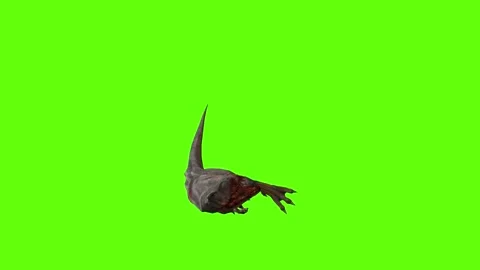 T-rex momma dinosaur death short green screen animation 3D rendering Stock Footage 280433754