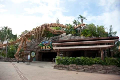 The T-Rex Restaurant at Disney Springs Stock Photos