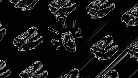 T-Rex Skull Loop 08 Vidéo 131385082