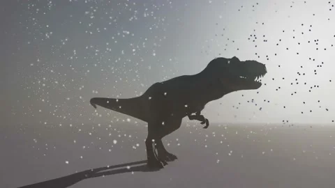 T-Rex-Snow Stock-Footage 170085055