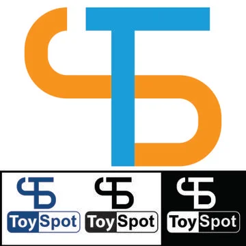 T S Logo Letters Stockillustratie