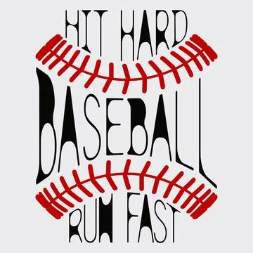 T-shirt with a baseball theme. Stock Illustration