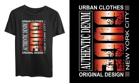 T SHIRT DESIGN Stock Illustration