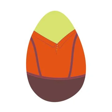 T shirt egg colored Иллюстрация