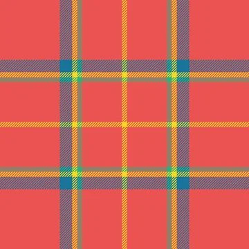 T-shirt fabric plaid pattern, napkin seamless check vector. Africa backgrou.. Illustrazione stock