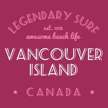 T-shirt graphics design vector. Surfing typography tshirt text. Legendary sur Illustrazione stock