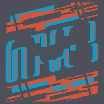T-shirt graphics Stock Illustration