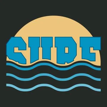 T-shirt graphics Stock Illustration