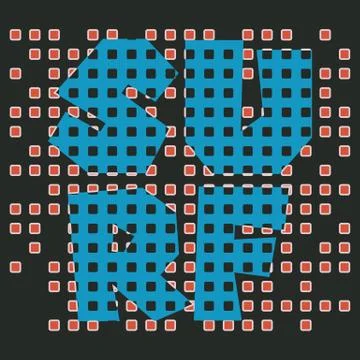 T-shirt graphics Stock Illustration