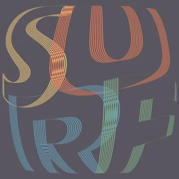 T-shirt graphics Stock Illustration