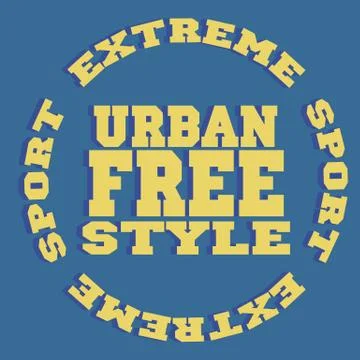 T-shirt graphics Stock Illustration