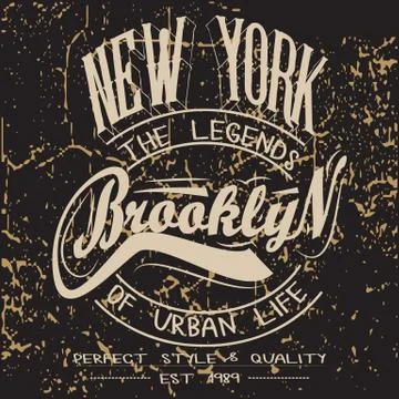T-shirt graphics Stock Illustration