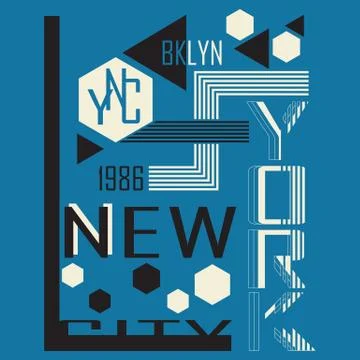 T-shirt graphics Stock Illustration