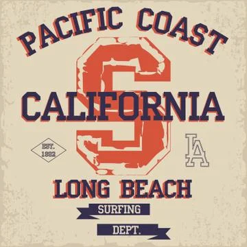 T-shirt graphics Stock Illustration