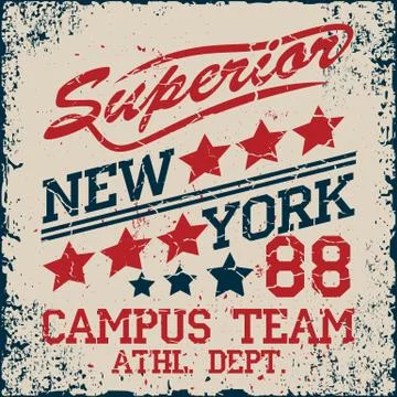 T-shirt graphics Stock Illustration