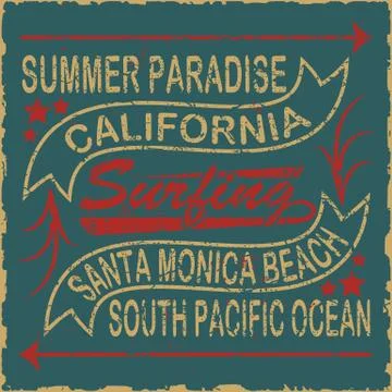 T-shirt graphics Stock Illustration