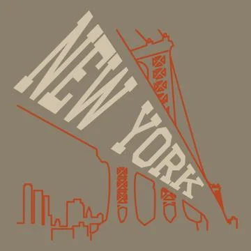 T-shirt graphics Stock Illustration