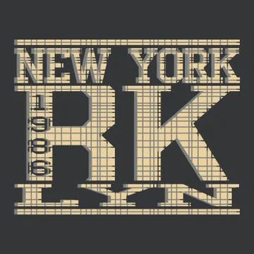 T-shirt graphics Stock Illustration