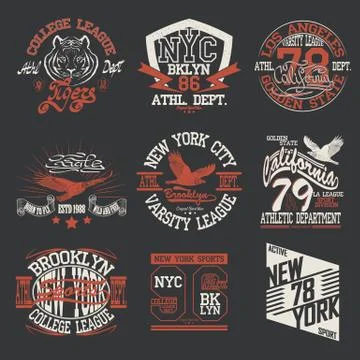 T-shirt graphics Stock Illustration