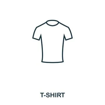 T-Shirt icon. Flat style icon design. UI. Illustration of t-shirt icon Stock Illustration
