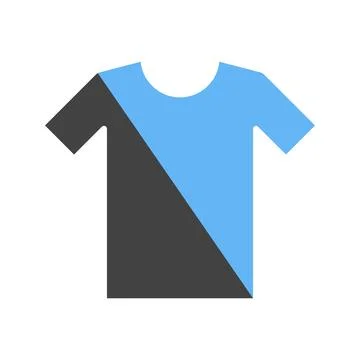 T Shirt icon vector image. Stock Illustration