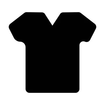 T-shirt icon, vector template element illustration for design Stock Illustration
