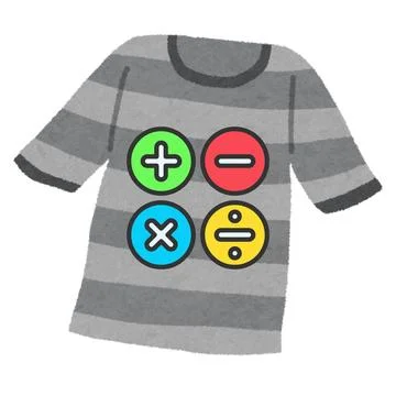 T-shirt Image Stock Illustration