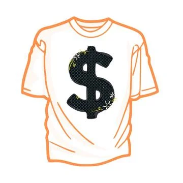 T-shirt Image Stock Illustration