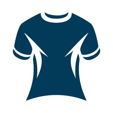 T-Shirt Logo Vector Stock Illustration
