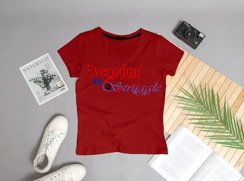 T-shirt Model Illustrazione stock