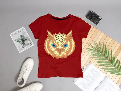 T-shirt Model Illustrazione stock
