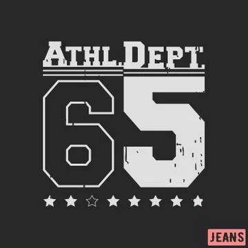 T-shirt print design Stock Illustration