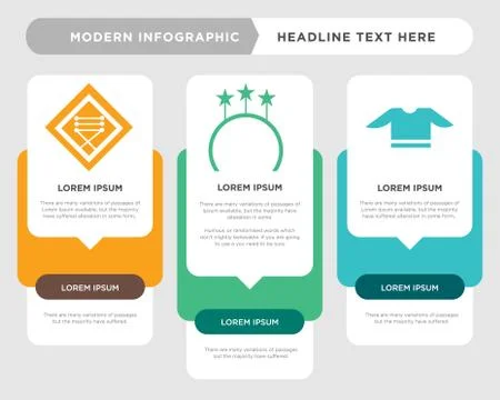 T shirt, Ring side view, Button with cross stitch infographic Stockillustratie