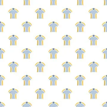 T shirt seamless pattern displaying clothing background texture Stock-Illustration