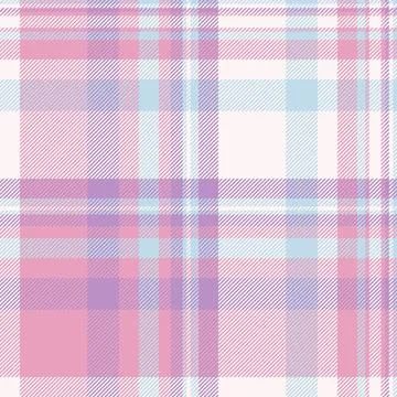 T-shirt tartan pattern texture, fade plaid textile fabric. Finish vector ba.. イラスト素材