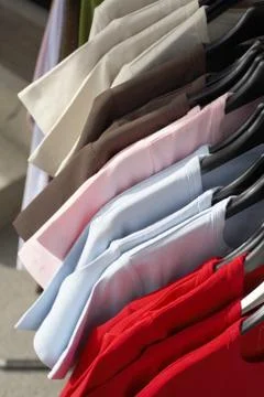 T-Shirts Stockfoto's