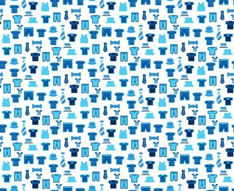 T-Shirts seamless pattern. Hand drawn clothes, aroma sticks, mat, bra, pants Stock Illustration