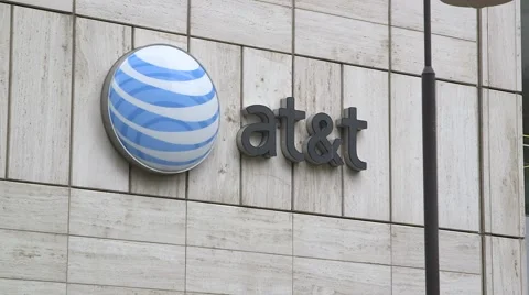 AT&amp;T Sign 2 Stock Footage 51415180