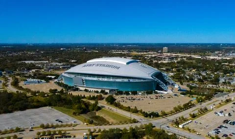 AT&T Stadium Aerial Photo Stock Photos
