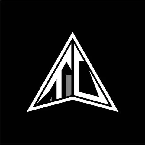 T U initials in the form of a modern minimalist arrow. perfect for letters, g 스톡 일러스트