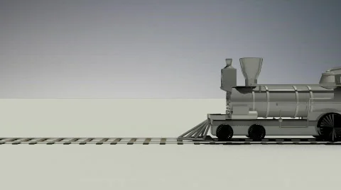 T174 basic train graphic Stock Footage 660281