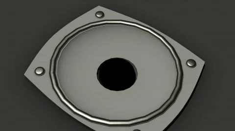 T179 basic speaker element sound loud Stock Footage 683669